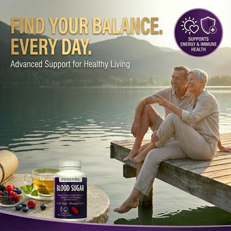 Peremis Support Gummies 60 Day Supply 470mg Per Serving Vegan Non-GMO Gluten-Free Supports Wellness Immune Function Plant-Powered