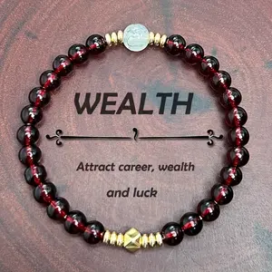 bracelet Attract Career Wealth& Luck Money Attraction Bracelet - Ideal For Career And Study - Perfect Holiday Jewelry Gift For Men And Women Jewellery