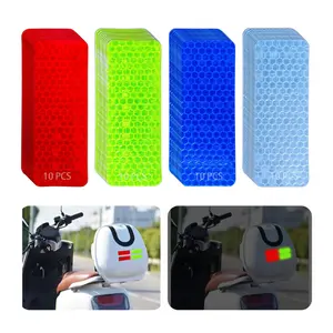 High Visibility Reflective Stickers 40 PCS Waterproof Safety Tape 1.18 x 3.15 Inch for Car, Truck, Bike, and Motorcycle Use