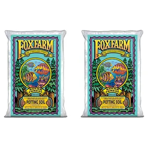 Foxfarm Ocean Forest Garden Potting Soil Bags 6.3-6.8 Ph, 1.5 Cu Ft (2 Pack) FoxFarm