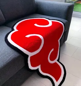 Naruto's Akatsuki Otaku's Hand Made Throw Rug - Personalized Anime Decor