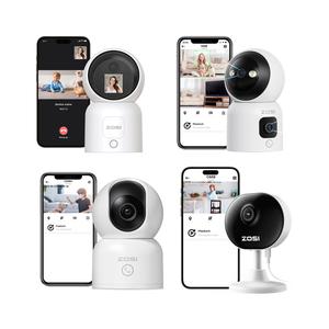 ZOSI Indoor Wifi Camera Series,2.5K/2K/2MP C519/C528/C518/C688 HD Monitor,WiFi,Human Detection,Smart Home Cam with Phone App,Night Vision,2 Way Audio,Need to Plug in Power,Easy Install