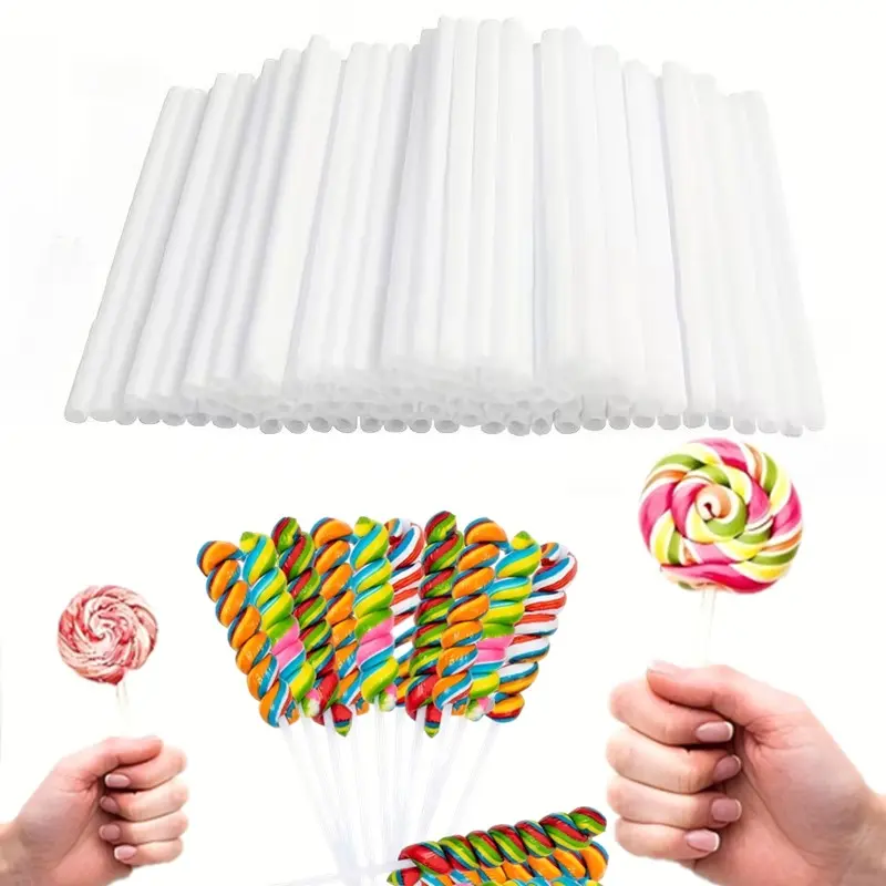 300pcs PP Plastic Sticks for Baking Decorations | Cake Pop Candy Chocolate Lollipop Sticks | Food Safe DIY Craft Supplies | Multipurpose Baking Tools Kit#bakingsupplies #diytools #cakeart #sugarcraft #partysupplies
