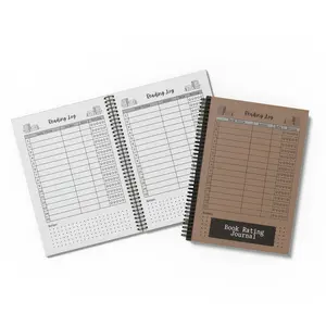 Reading Diary Notebook Set, Spiral Binding Design, Ideal for Tracking Reading Progress, Must-Have for Book Lovers and Enthusiasts
