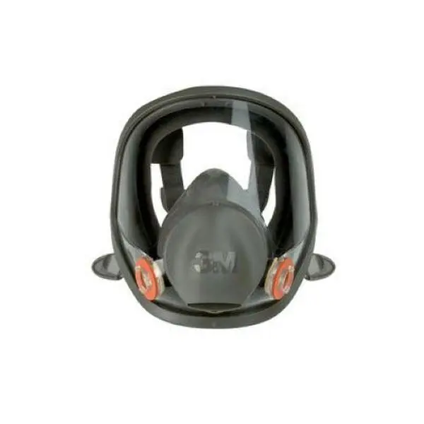 3M 54159 6900 Full Facepiece Reusable Respirator 6000 Series, Large, Silicone Face Seal, Bayonet Connection, ANSI High Impact Eye Protection, NIOSH Approved (7000002037)