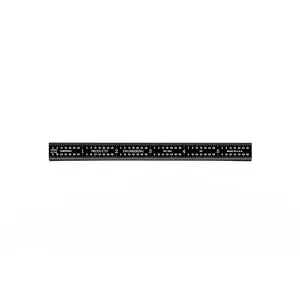 Black Chrome Flexible Rulers