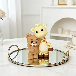 Resin Mold 3D Bear & Giraffe Silicone Mold for Resin, Candle Molds & Candle Crafts, Great for Holiday Gifts & Cozy Home Decor