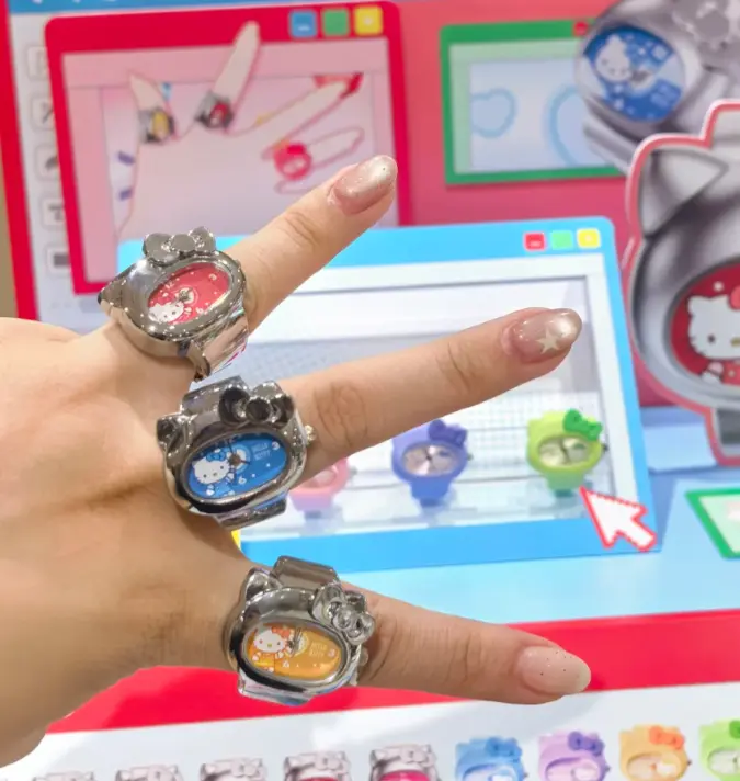 Hello Kitty Rainbow Dream Adventure Series Ring Watch Blind Box
