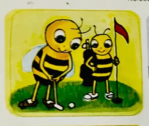 Vintage Bees Stickers