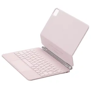 Magnetic Wireless Magic Keyboard Case for iPad 11 Touch Control A16 Floating 10th Generation Integrated iPad Pro Keyboard Cover Folio Backlit