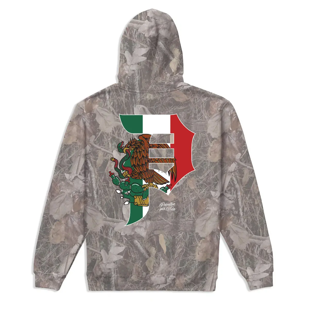 Primitive Skateboarding Men's Boxy Fit Hoodie National Dirty P Ginza