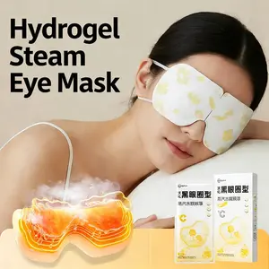 7-Pack Hydrogel Steam Eye Mask, 42°c Warm Steam, Deep Hydration, Hydrating, Relieves Eye Fatigue, Soft Ear Hanger Design, Travel, Office, Home Spa Essential