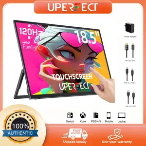 [Local shipping] UPERFECT USteam E6 Pro 18.5 inches touchscreen laptop monitor with 120Hz refresh rate, 1080P gaming touchscreen, ultra-thin, wide and slim screen for working from home.