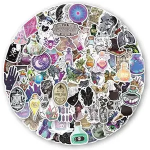 Trippy Stickers for Water Bottles, 100pcs Refreshing Vinyl Waterproof Stickers for Laptop, Water Bottles, Bumper,Computer, Phone, Stickers and Decals