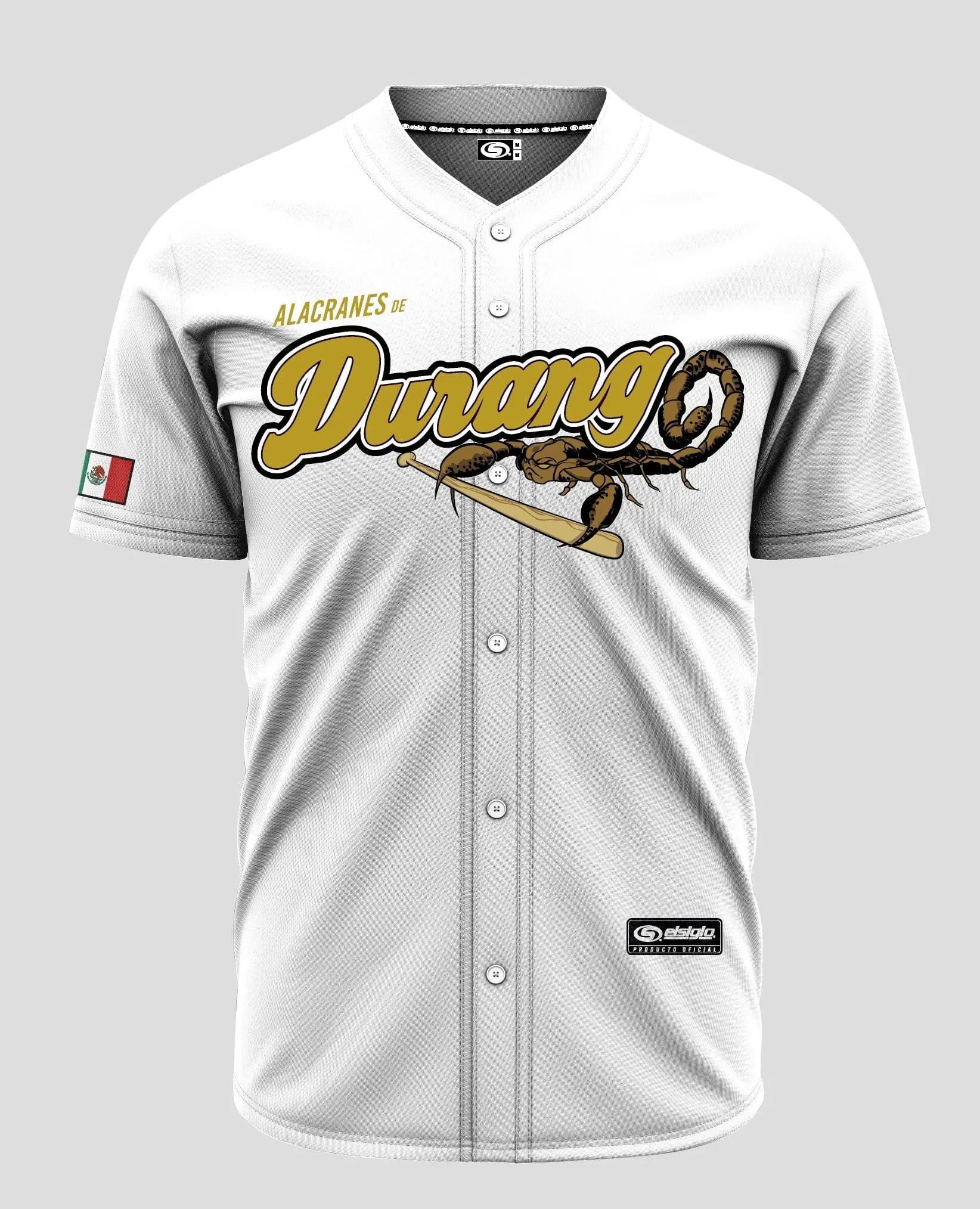(WHITE) Durango 2025 Jersey, Mexico Baseball Jersey Hot For Sport, Baseball Gift For Fans