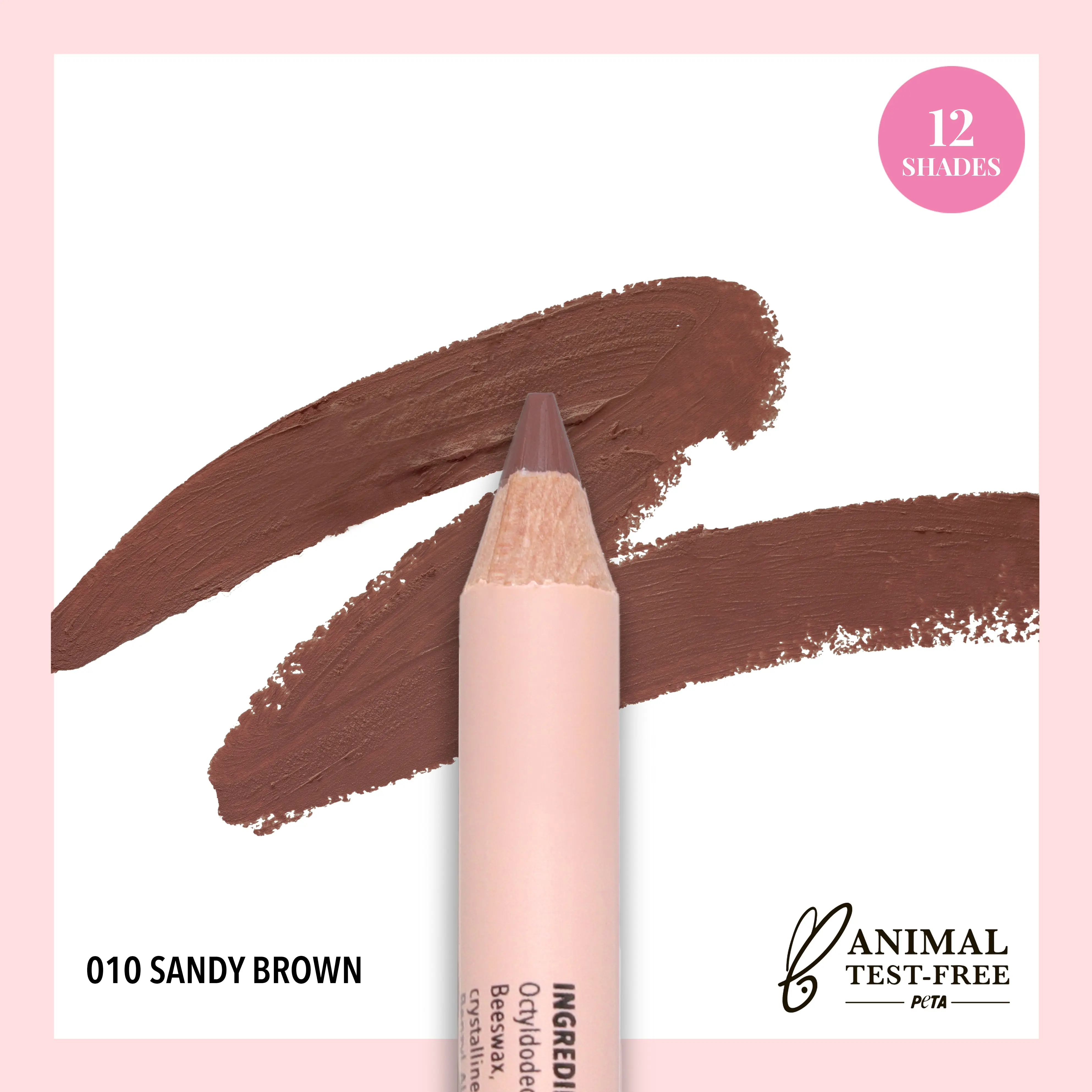 MOIRA | Signature Lip Pencil (010, Sandy Brown) | Creamy Lip Liner for Precise Definition & Long-Lasting Wear