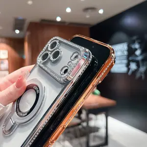 U shield hardware hinge stepless adjustment mobile phone case ring buckle bracket mobile phone desktop bracket back sticker bracket