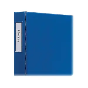 C-Line  Self Adhesive Binder Labels- 1 in. -1.5 in. Binder- 12-PK- Clear