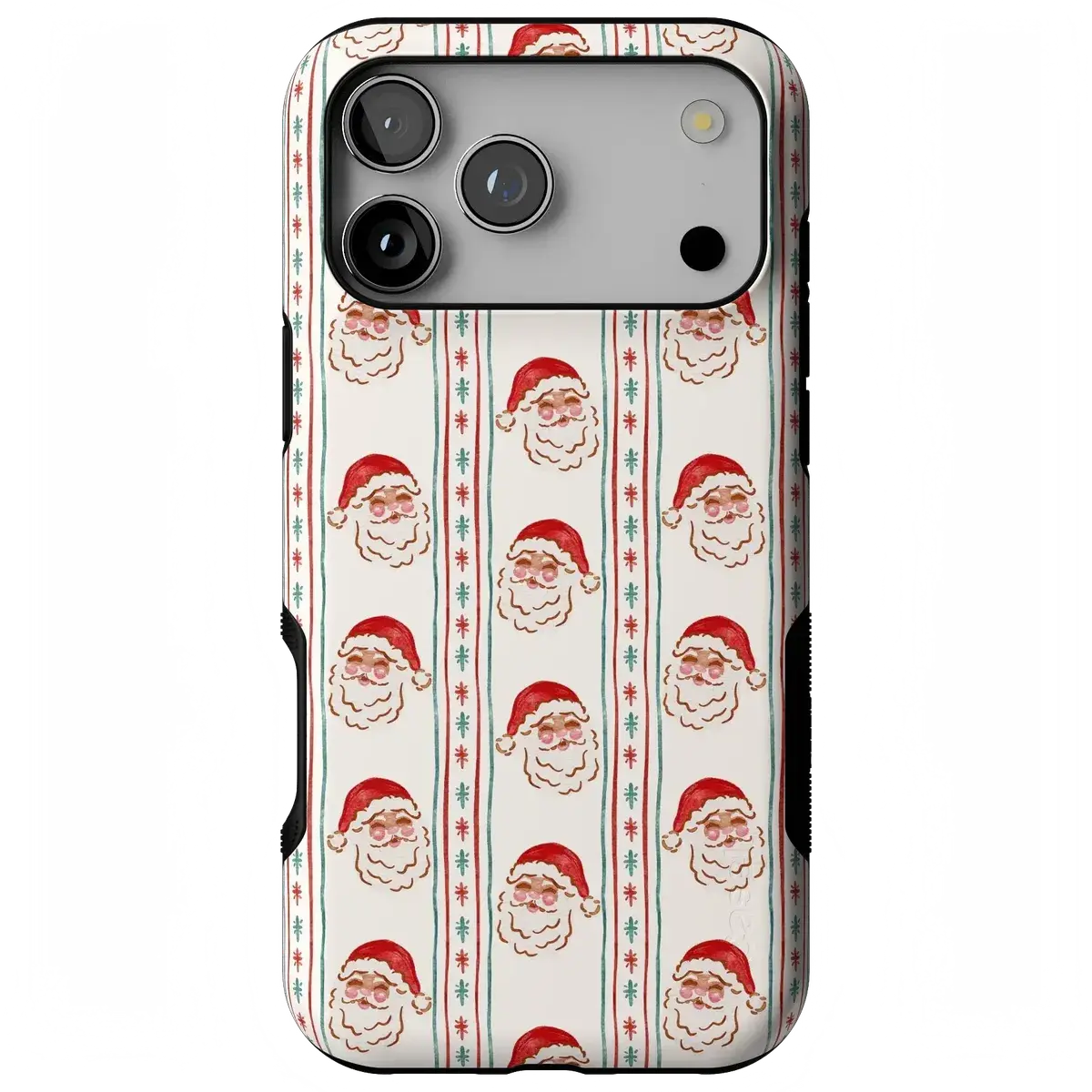 Casely iPhone 17 Pro Max Case | Jolly St. Nick | Retro Claus | Bold Protective Design | Compatible with MagSafe