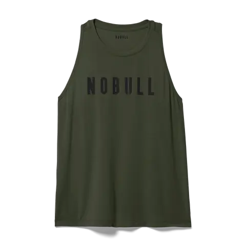 NOBULL Women's  High-Neck Tank in Dark Army