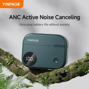 YINPAGE Wireless Bluetooth 5.4 Headphones with Digital Display & 28dB Noise Cancelling Premium Sound Deep Bass for Traveling Gadgets Audifonos Bluetooth Headphones iPhone Android Sports Workout