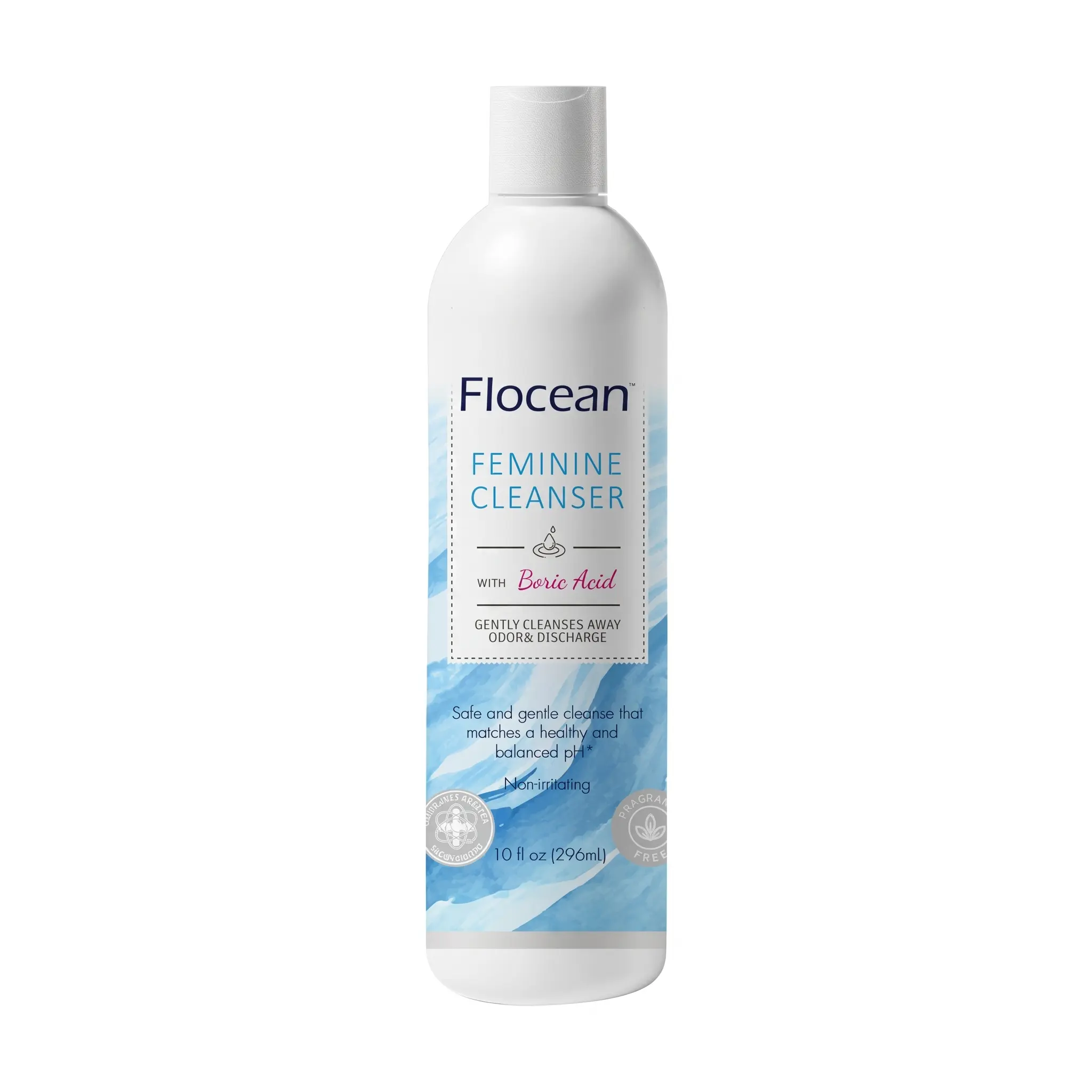 Flocean Feminine Wash - Gentle, Soothing Intimate Wash for Daily Feminine Hygiene, Effectively Eliminates Odor pH Balanced Probiotic Wash