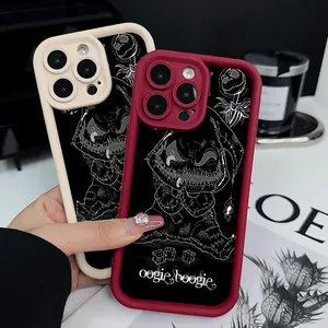 Case for iPhone 17 16 E Pro Max 15 Plus 14 13 12 11 Air XS XR Oogie Boogie Sketch Advanced fashion gift Anti-Scratch Shockproof Soft Silicone Protective Cover Compatible With Samsung Galaxy S26