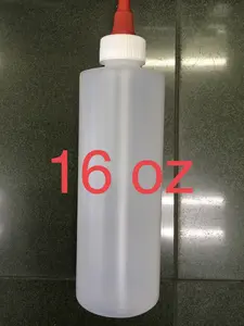 Empty Plastic Bottle 16 oz With Cap No Label