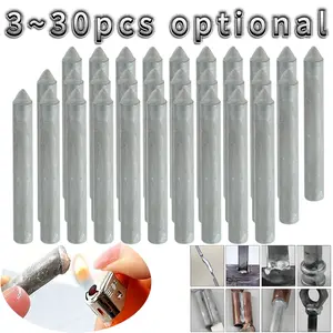 3-30pcs Welding Rods, Universal Low-Temperature Lighter Welding Sticks, Multi-Purpose Aluminum Welding Rods, DIY Home Use