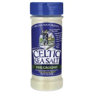 Celtic Sea Salt Fine Ground Sea Salt, 8 oz Shakers Flavor