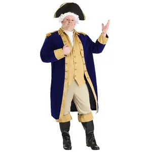 Plus Size George Washington Costume for Men