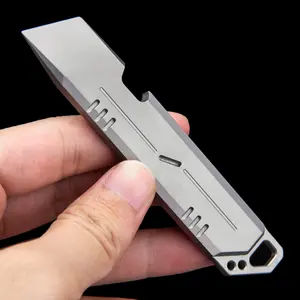 Multi-Style Edc Tools, Titanium Alloy Pry Bar, Portable Lightweight Bottle Opener, Durable Everyday Carry Accessory, Ideal for Outdoor Use