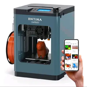 Entina TINA2Plus V3 High Speed 3D Printer | 250mm/s Auto Leveling WiFi Mini FDM Printer Fully Assembled for Kids & Beginners