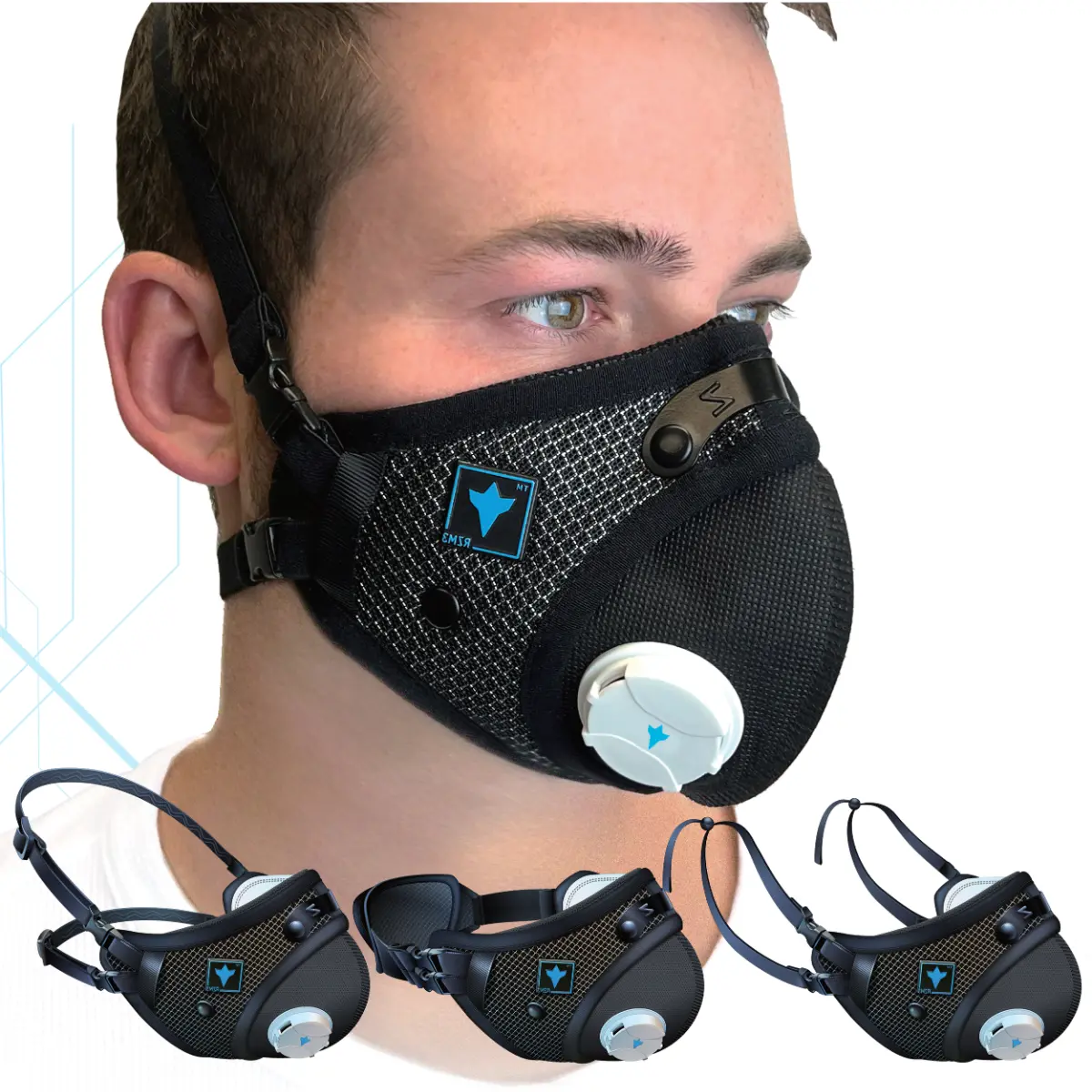 RZ Mask - M3 Reusable Nylon Air Filtration Mask RZ Mask - M3 Reusable Nylon Air Filtration Mask