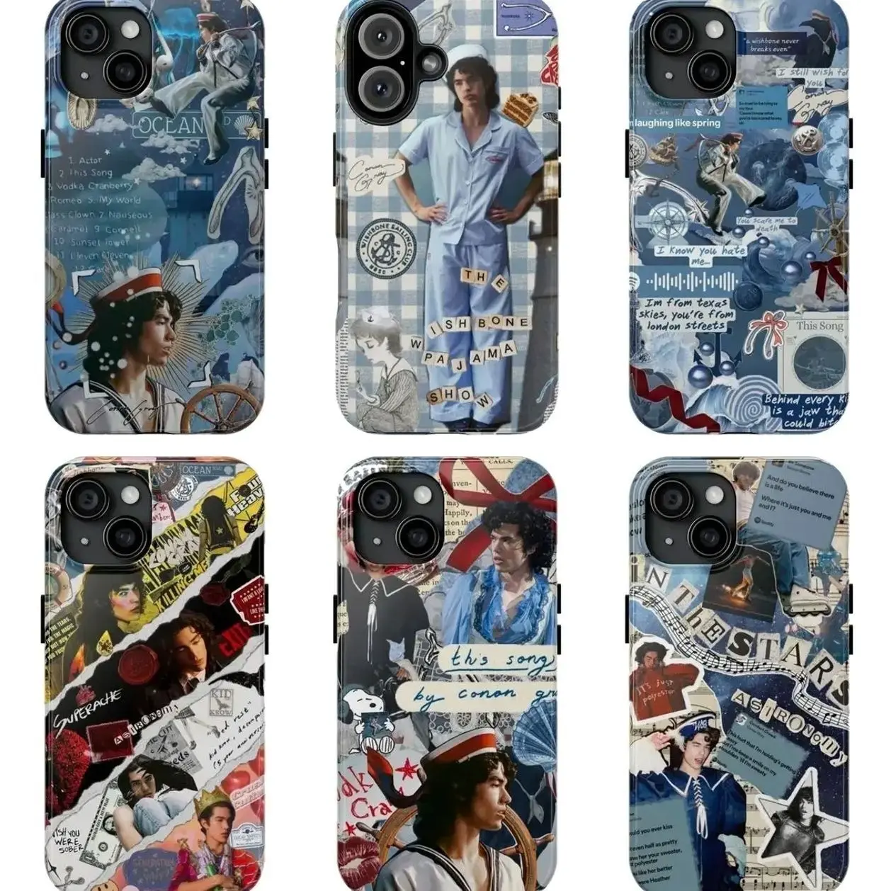 6 Styles Conan Gray Tour 2026 Phone Case Compatible with iPhone 11, 12, 13, 14, 15, 16, 17 & Samsung Galaxy