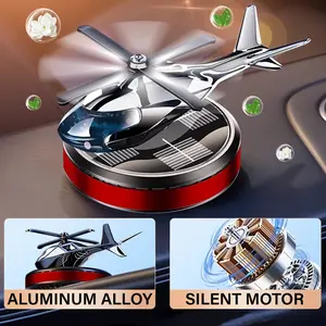 Solar Powered Airplane Design Car Decoration, Car Interior Decoration, Car Dashboard Decoration, Car Accessories for Men & Women