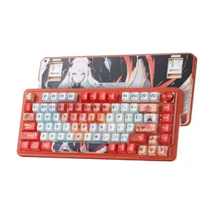 Redragon K673 PRO SE Wireless RGB Mechanical Gaming Keyboard – 81 Keys, Hot-Swap, Anime Edition