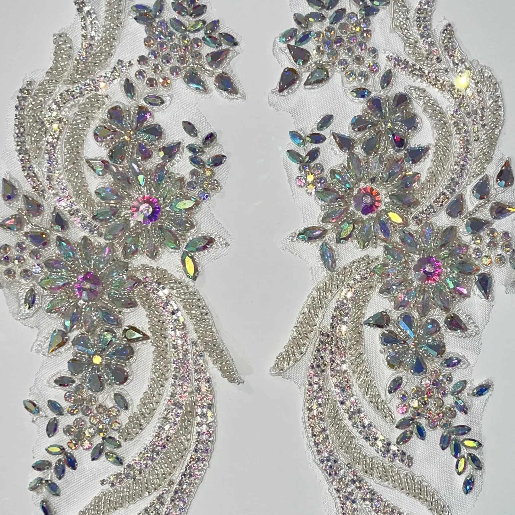Swan Rhinestone Applique Swan Rhinestone Applique