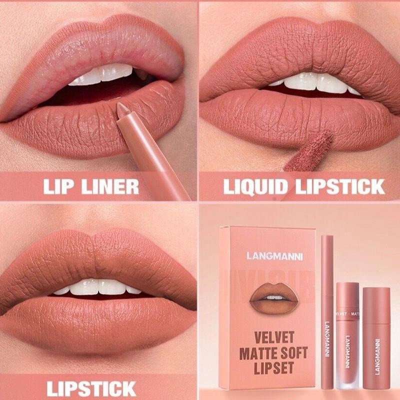 Love set Cosmetic combination, including  set of  brushes, three-color  plate, eyeshadow, concealer, lipstick, lip liner, lip glaze set, puff, Valentine's Day, wedding, gift  makeup kit Complete AirBrush Makeup Set with Primer essential bundle