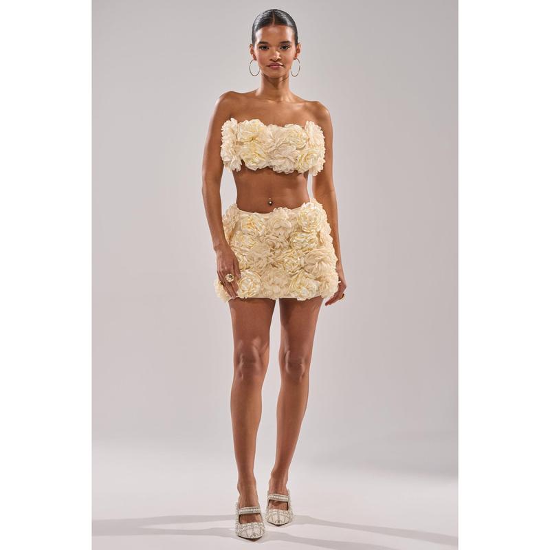 FLOWER POWER MINI SKIRT