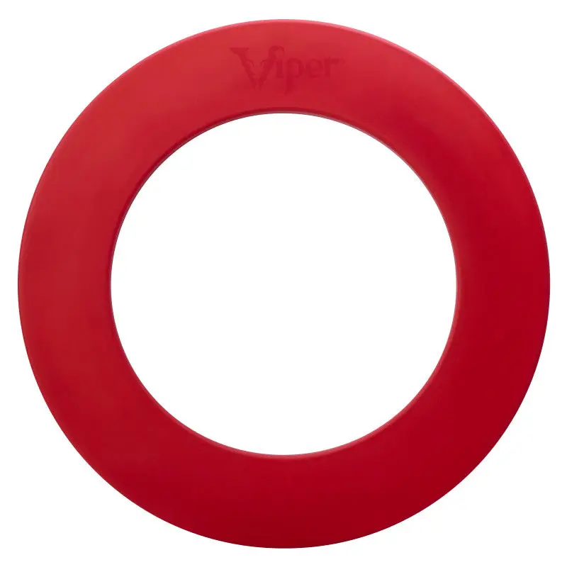 Dartboard Surround Wall Protector Pad - Red High-Density Polyshield Foam, 1-Inch Thickness, Regulation Size for 17.75" Sisal Boards, Tool-Free Compression Fit Darts Gear for Wall Protection Against Errant Darts