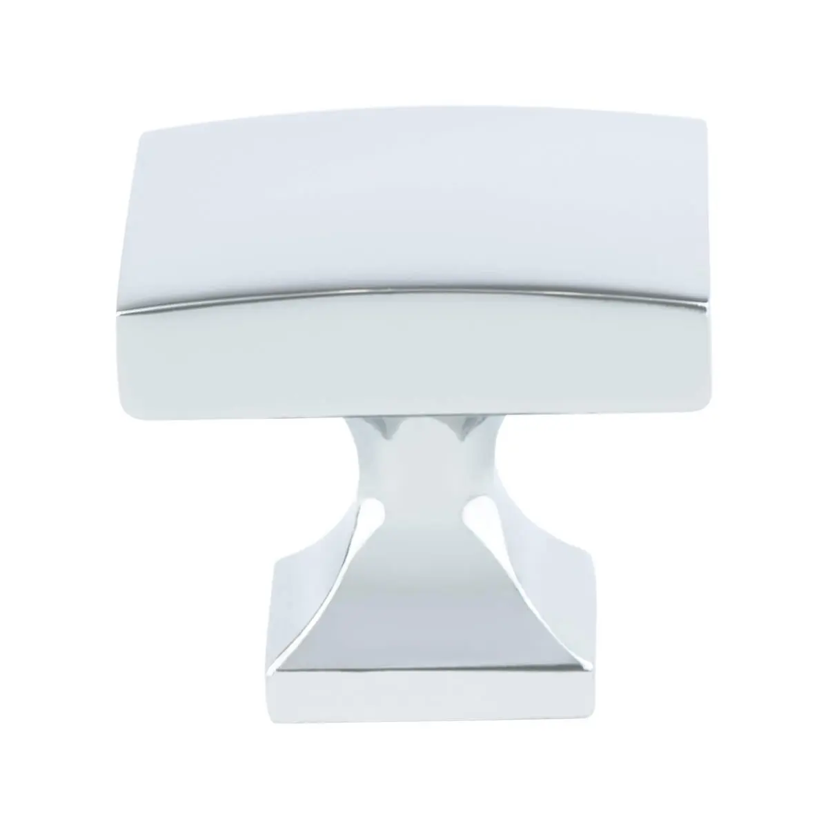 212 MAIN Berenson 1.375 in. Century Edge Knob, Long Polished Chrome Finish, Metal Finish, Extended Length