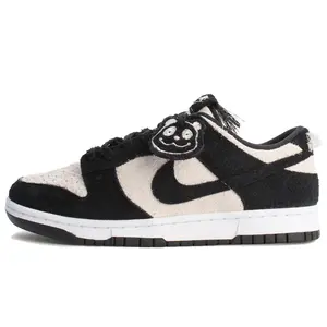 Nike Dunk Low Retro SE Men's White Black Sneakers Comfortable Skate Shoes Trending Shoes, House White Official Shoes to Get / Maison Mihara