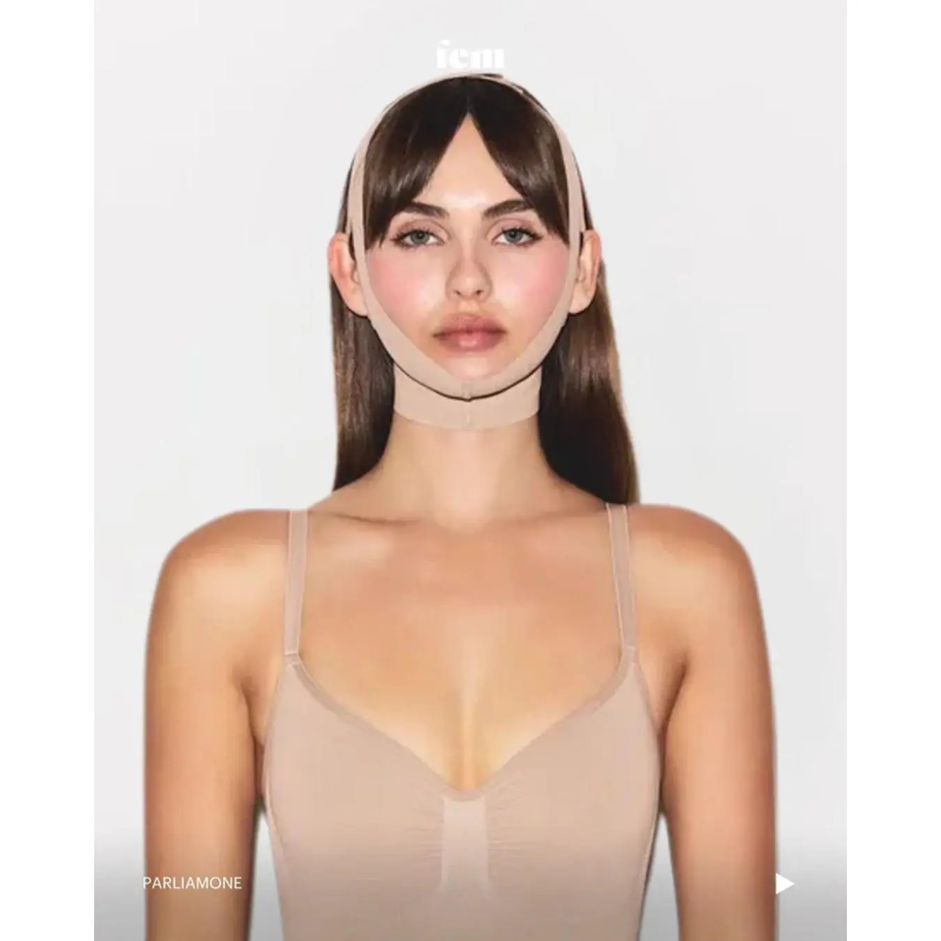 Women's Adjustable Facial Compression Shapewear, Post-Surgical Mentonera Faja - Ideal for Bichectomy, Chin Lipo Recovery