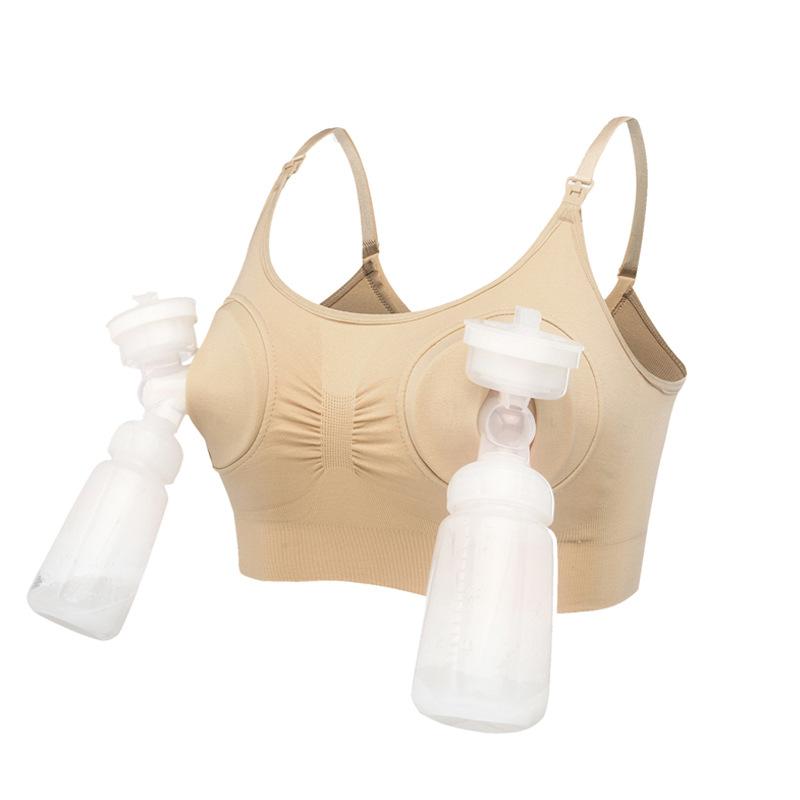 Wireless Nursing Bra for Moms with Milk Absorption