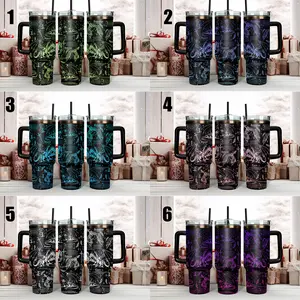 Fourth Wing Dragon Lore Tumbler Collection - Basgiath War College Dragon Anatomy Art Insulated Mugs with Handles & Straws - Perfect for Fourth Wing Fans, Dragon Riders & Fantasy Book Lovers