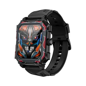 Cyberpunk Transformers Men's Smartwatch,1.96-inch screen, waterproof, long battery life, more than 114 sports modes,rugged and durable Wearable
