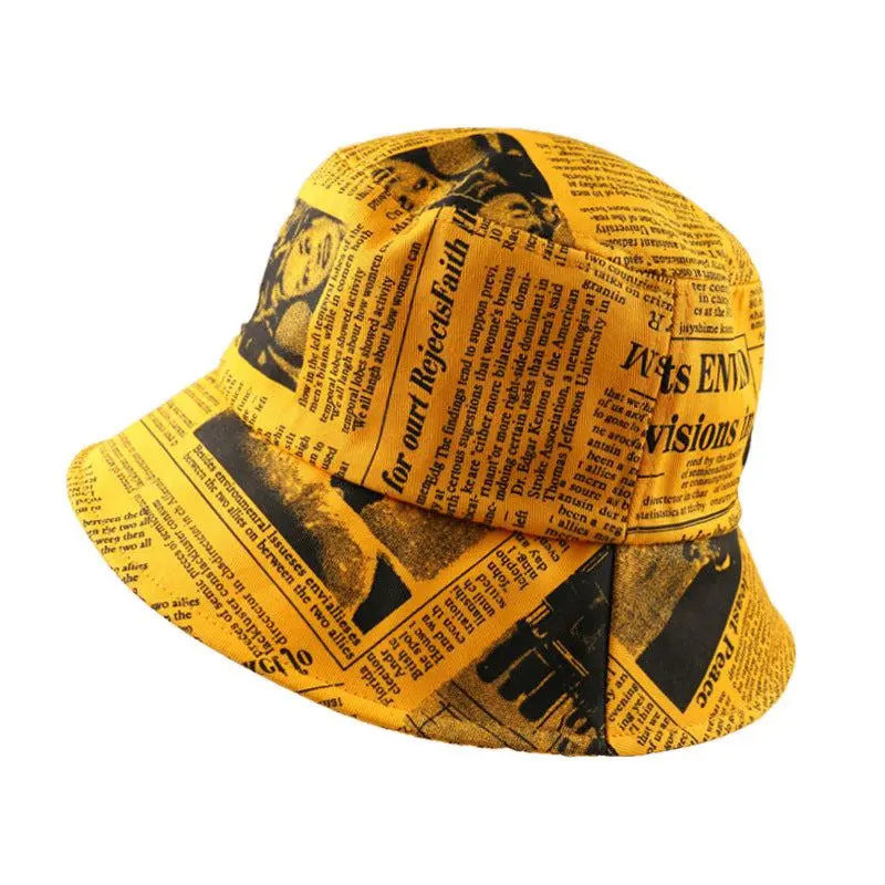 Old Newspaper Bucket Hat