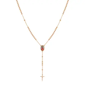 Mytys Long Necklace Maria and Jesus Daily Luxury Jewelry Chain