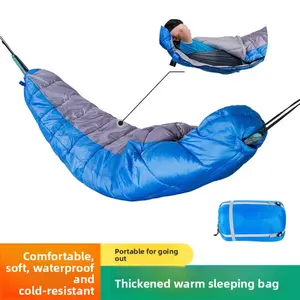 Three-Season Warm Sleeping Bag Hammock, Multi-Functional Detachable Design, Wide Envelope Outdoor Sleeping Bag, Comfortable and Versatile